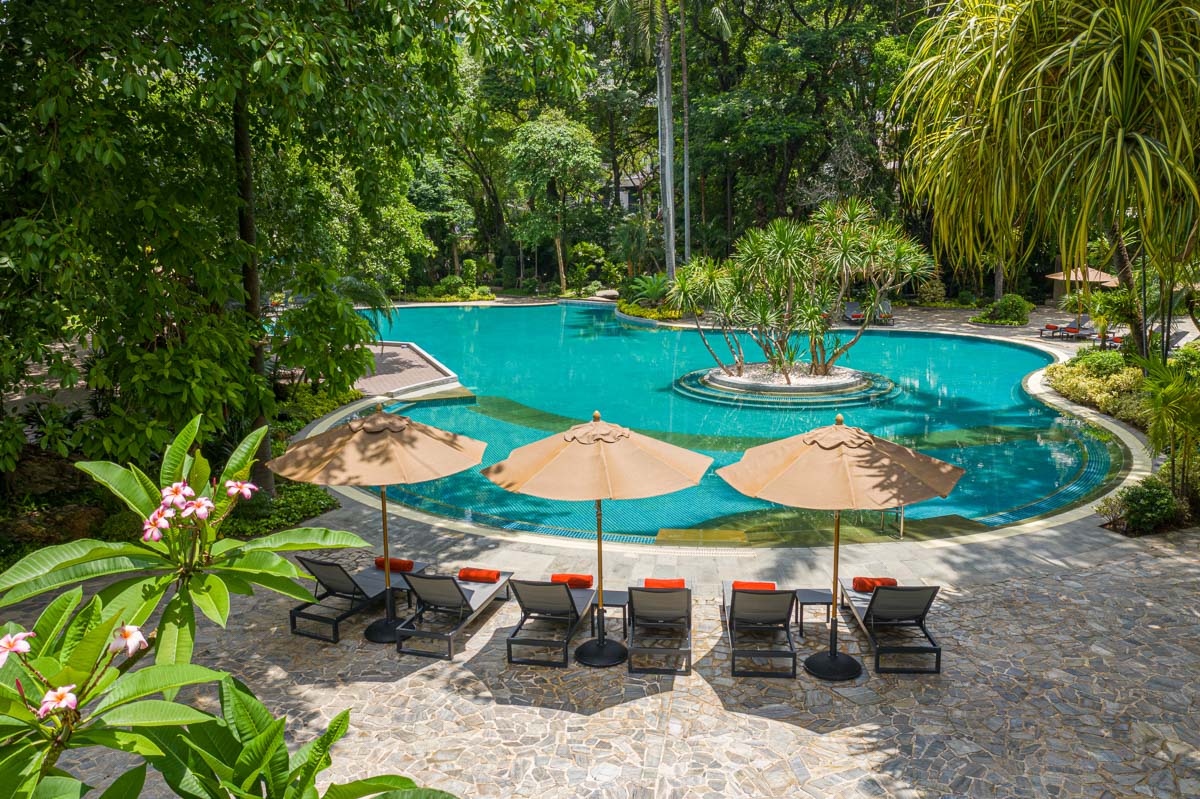 drone aerial photography Movenpick bdms Bangkok