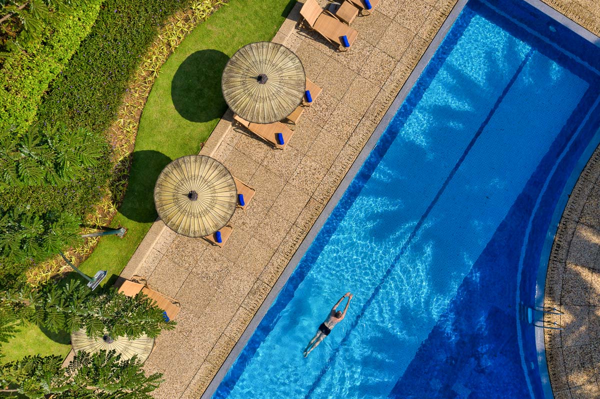 hotel drone aerial photography thailand