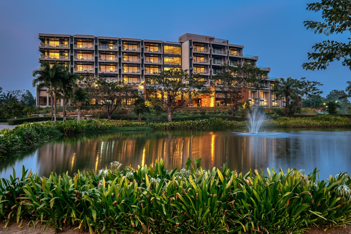 hotel drone aerial photography Yangon