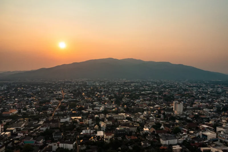 Intercontinental-hotel-chiang-mai-thailand-aerial-photography